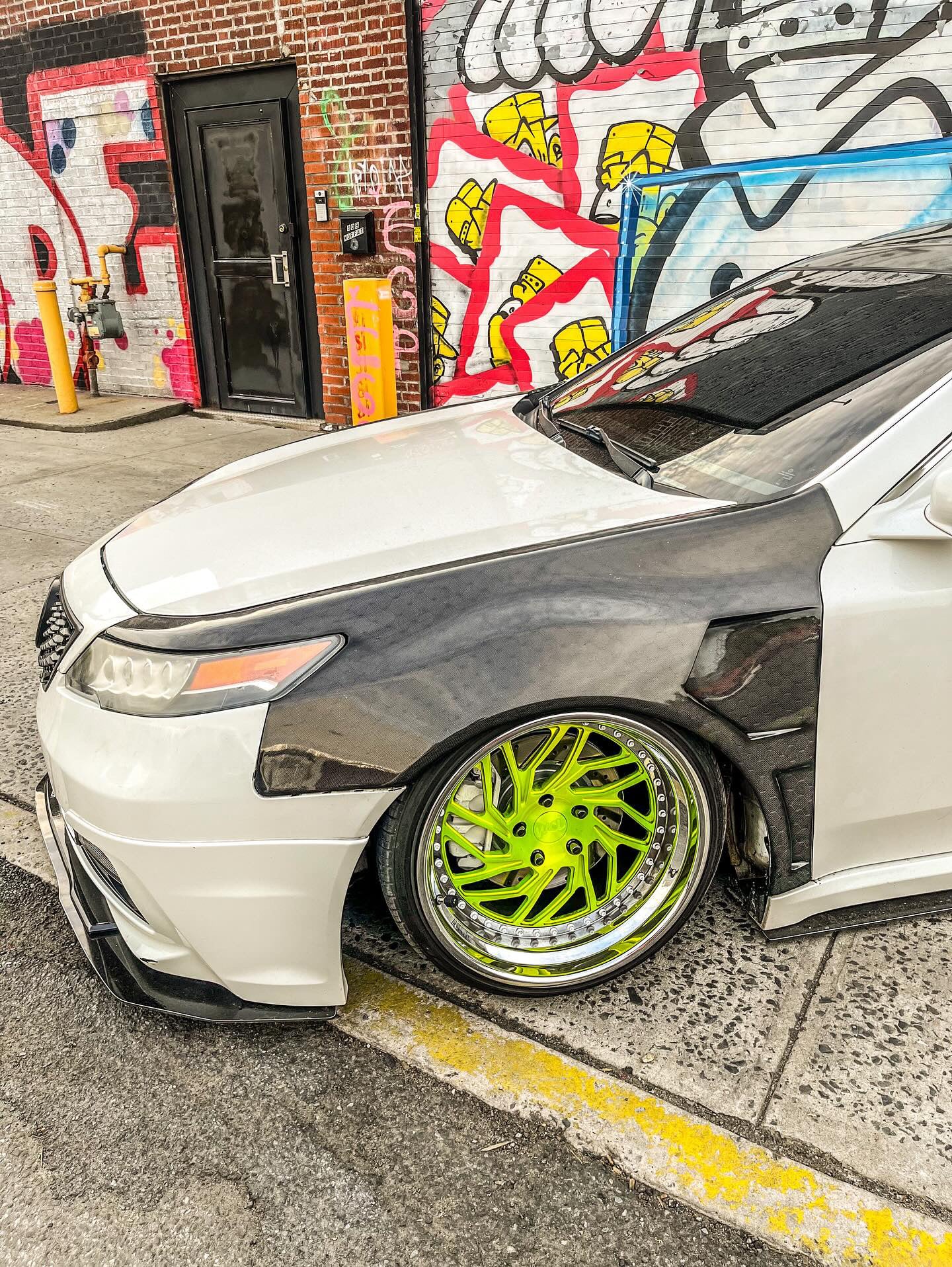 2009-2014 Acura TL vented carbon fiber Fenders