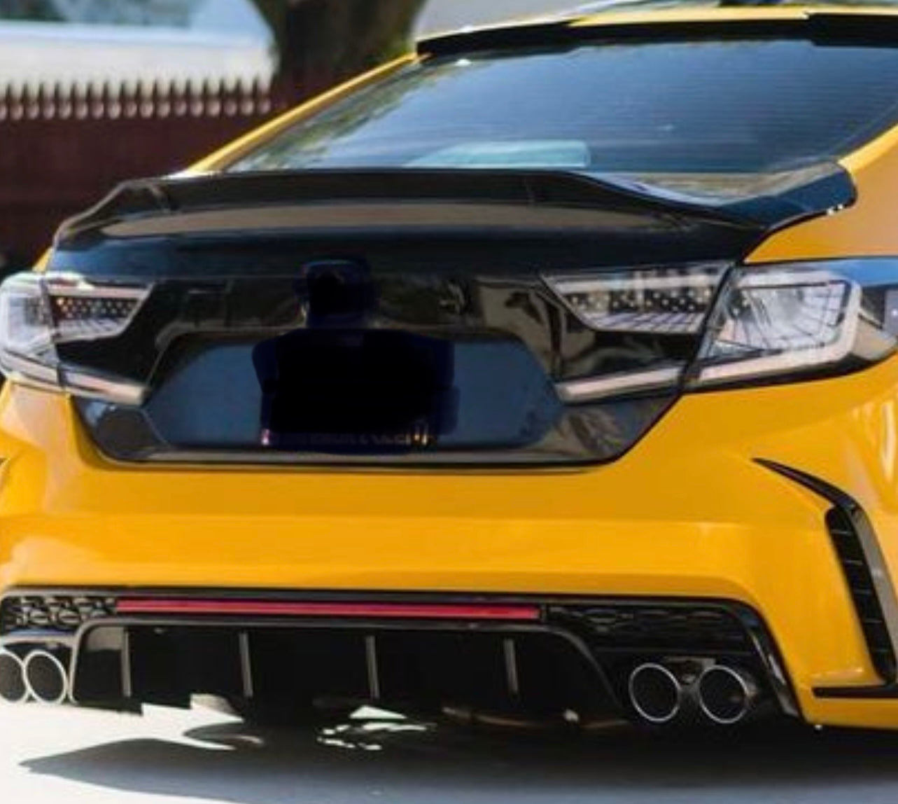 2018-2022 honda accord Carbon fiber trunk with duckbill