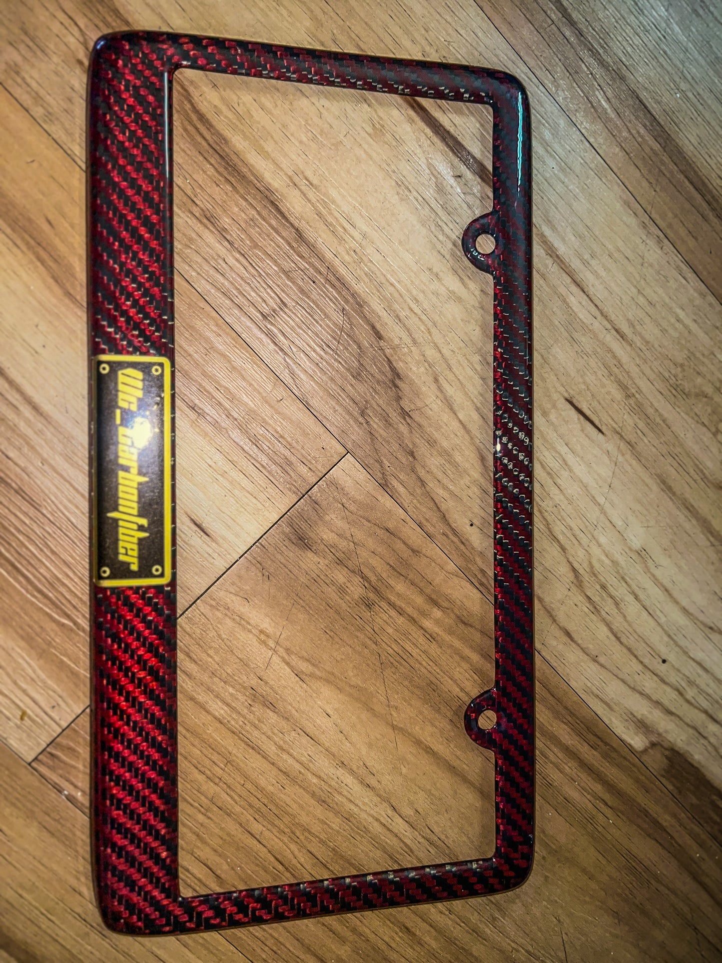 Carbon Fiber License Plate Covers