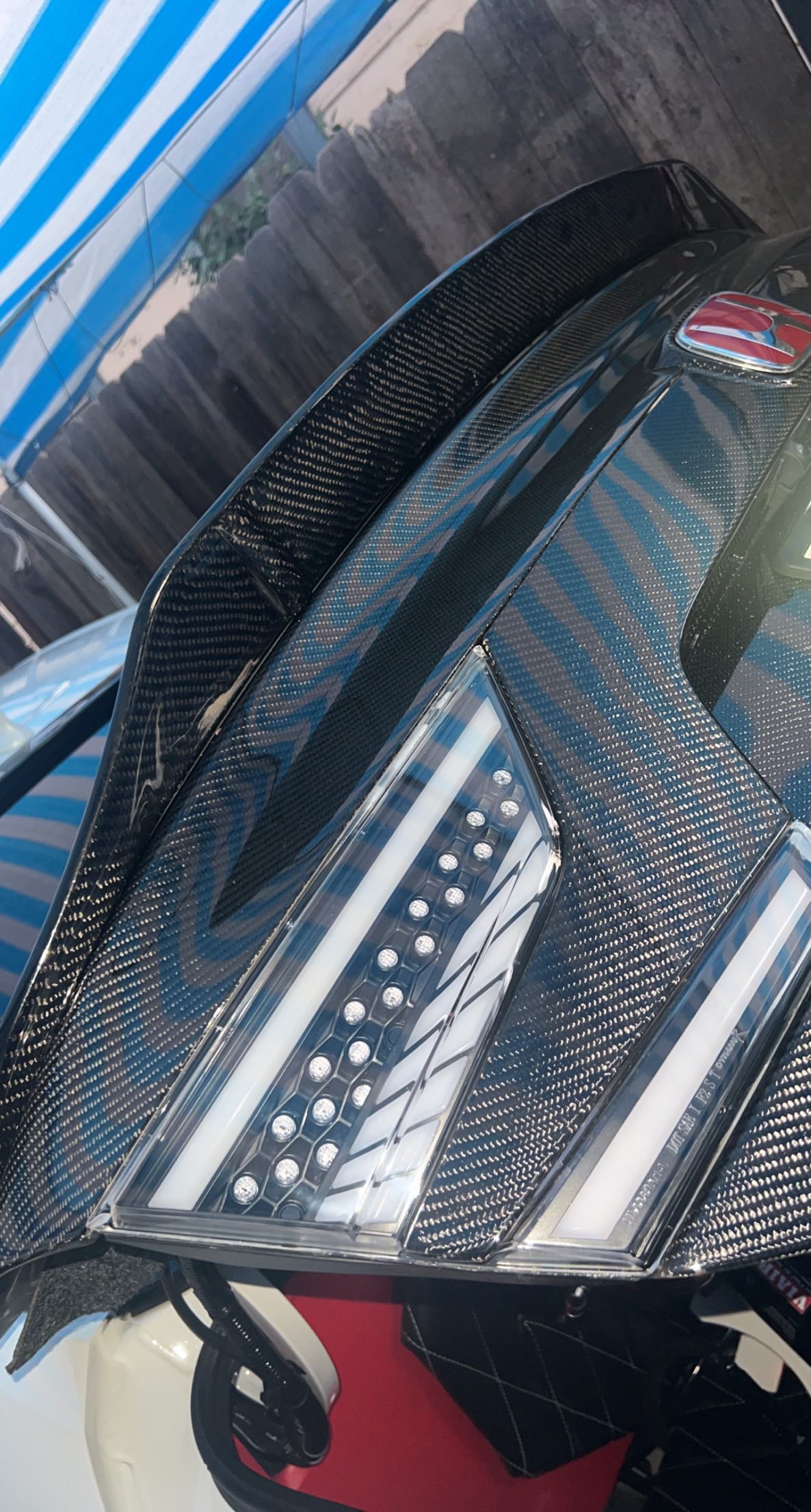 2018-2022 Honda Accord Carbon Fiber Duckbill