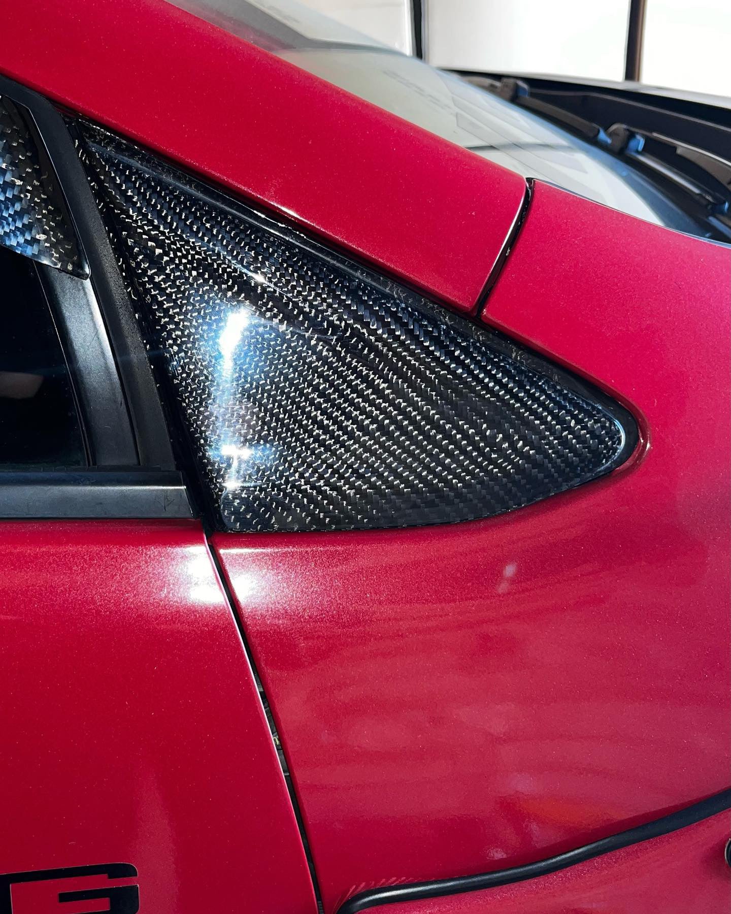 2012-2015 Civic SI coupe (facelift) Carbon Fiber Exterior Corner Trim