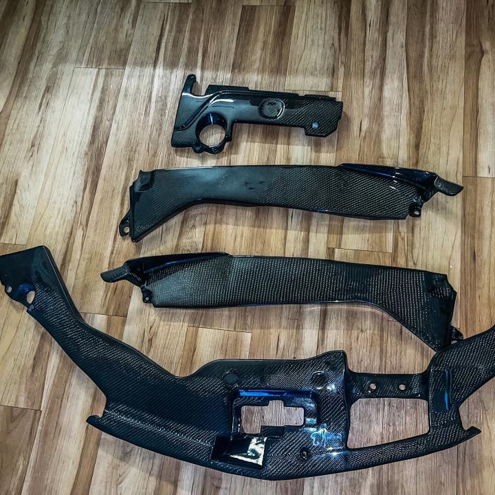 2017-2020 TLX Aspec 4 Cyl Carbon Fiber Engine Bay Covers