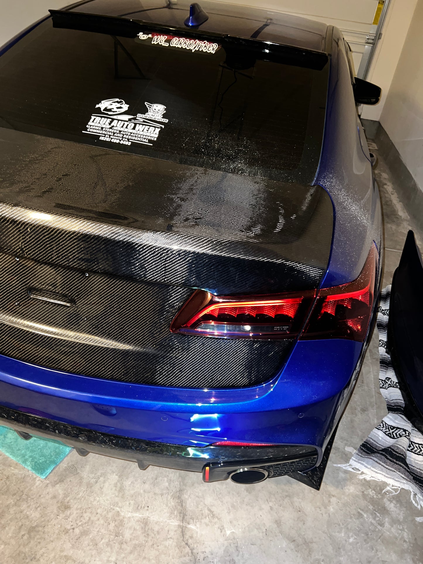 2015-2020 TLX Carbon fiber Trunk