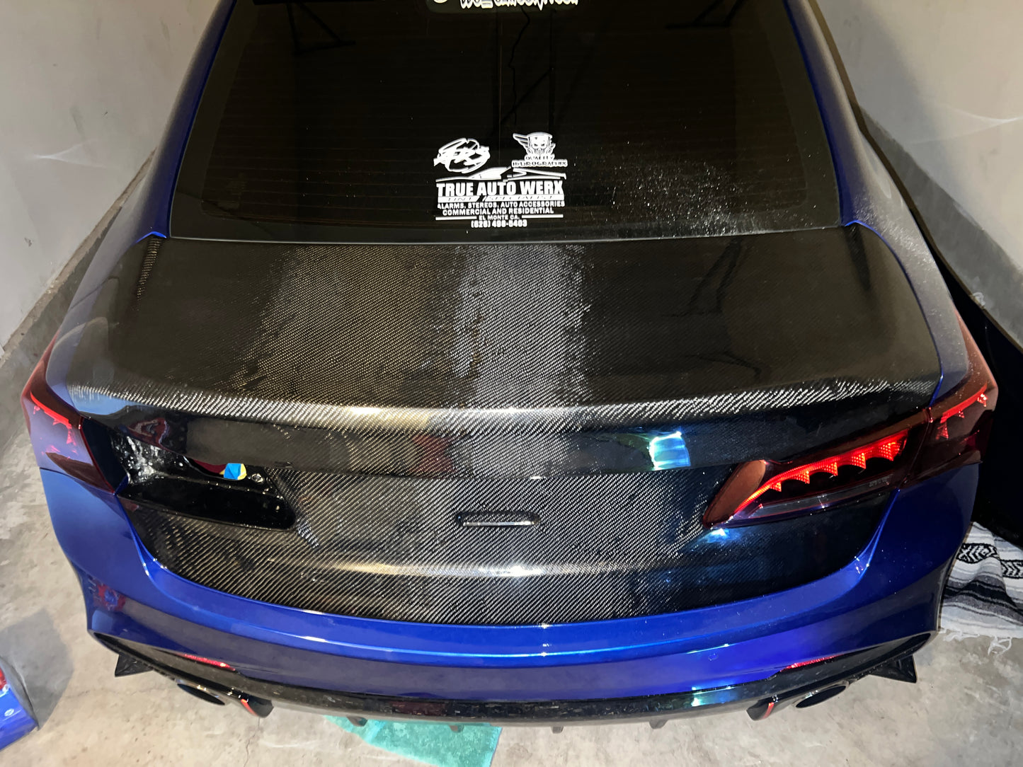 2015-2020 TLX Carbon fiber Trunk