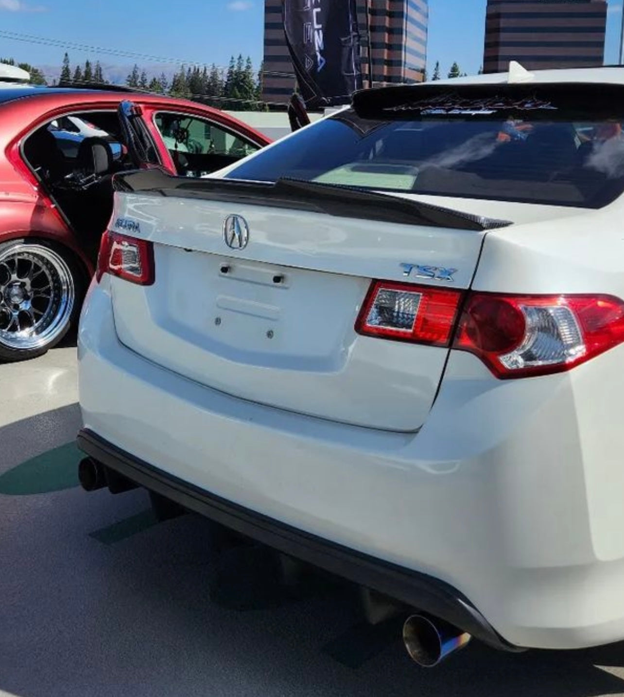 2009-2014 TSX Carbon Fiber Mstyle Spoiler