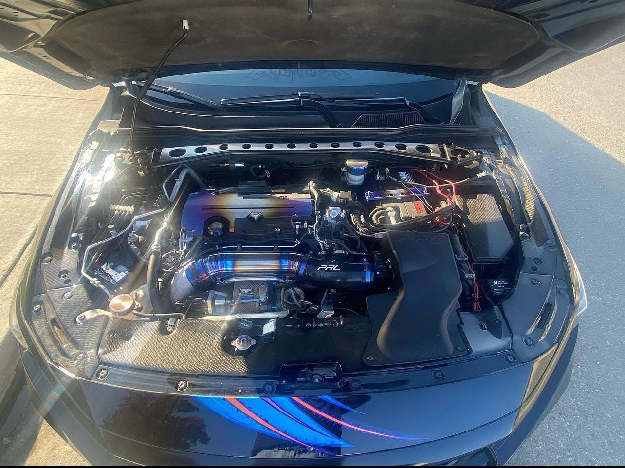 2018-2022 Honda Accord Carbon Fiber Engine bay
