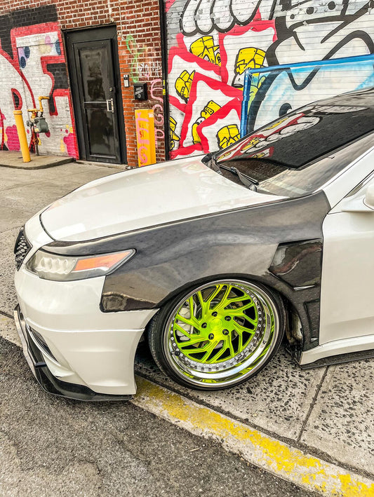 2009-2014 Acura TL vented carbon fiber Fenders
