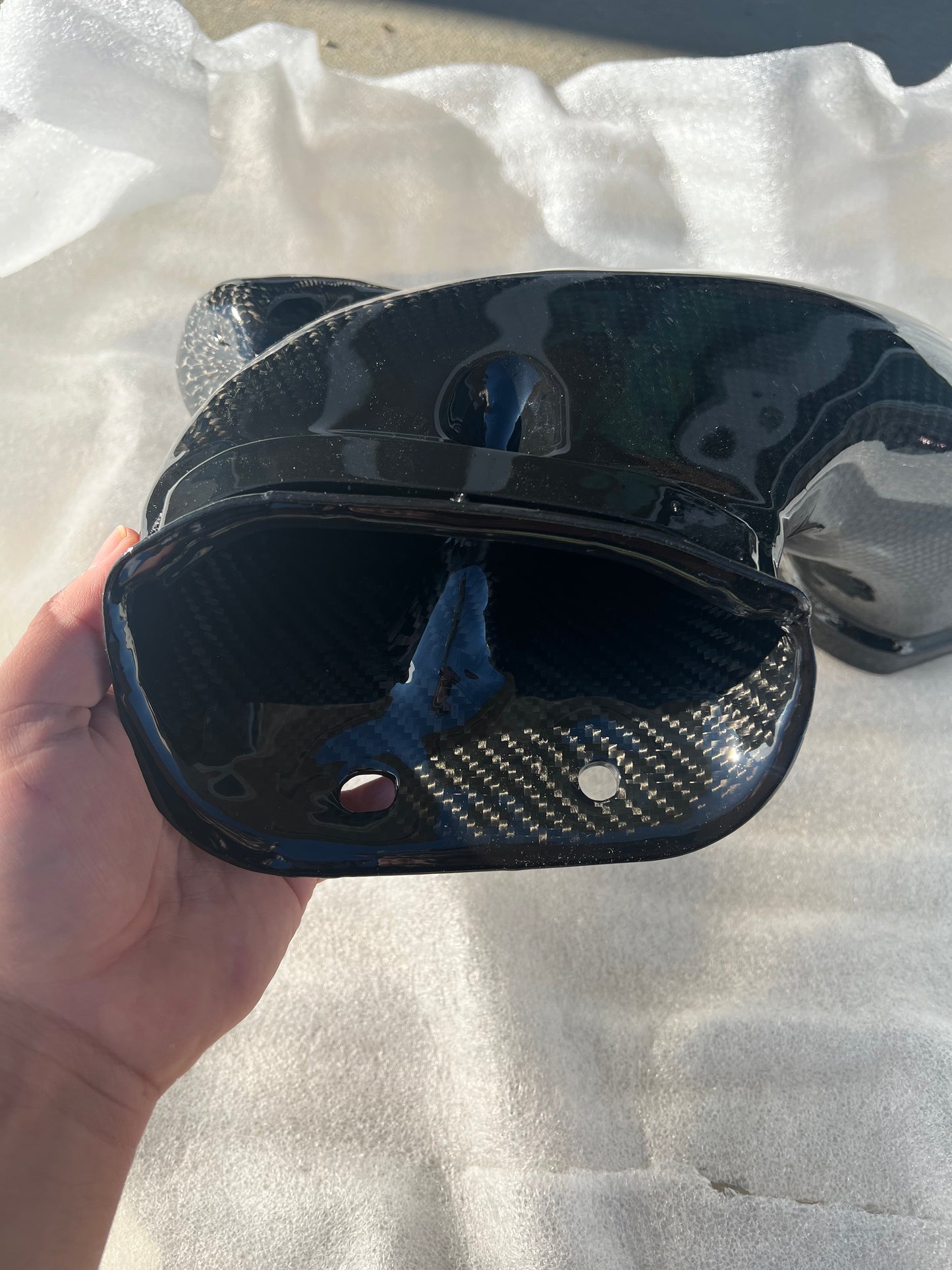 Acura TLX Carbon fiber intake tube.