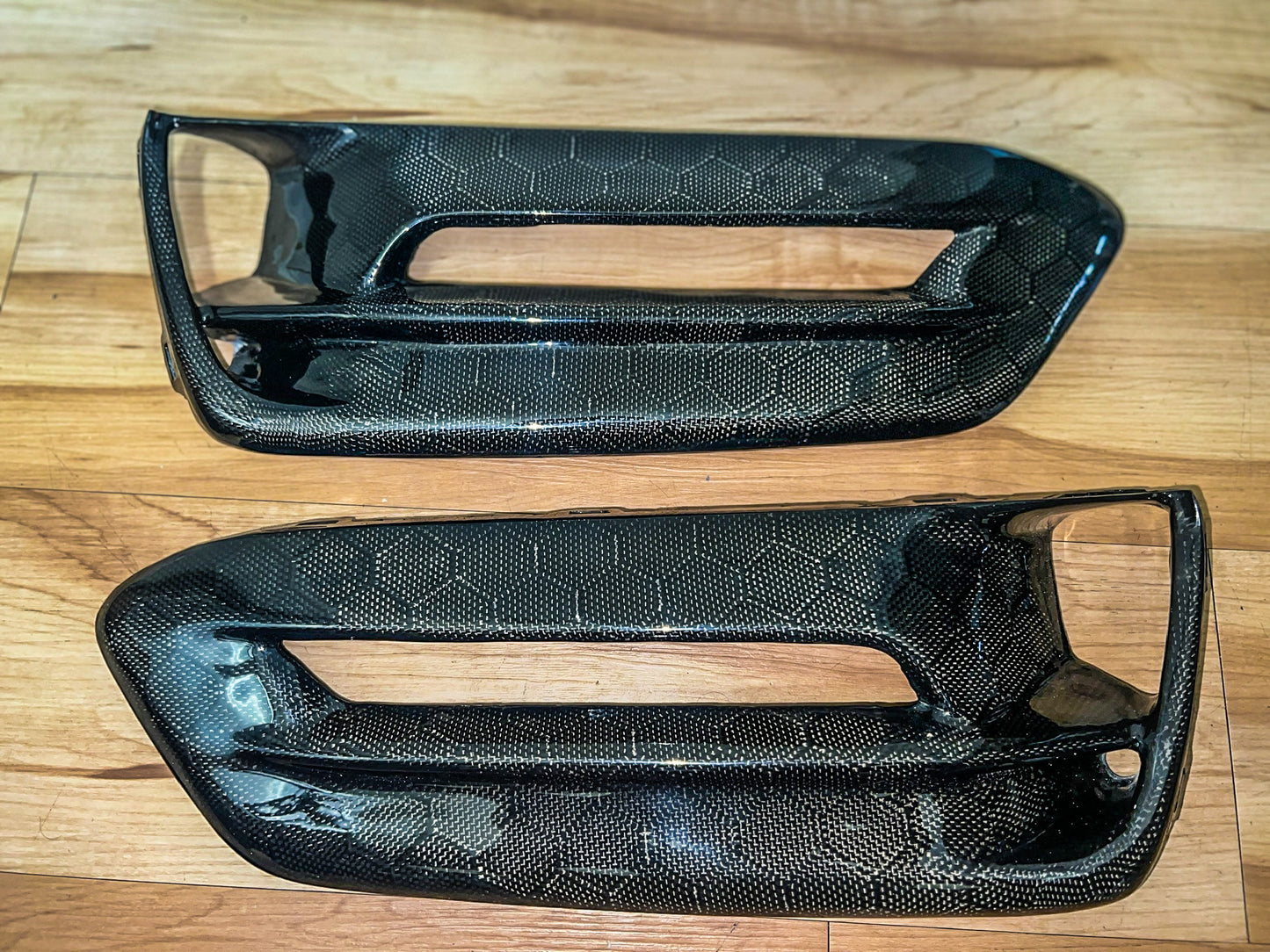 2018-2020 honda accord carbon fiber fog light trims