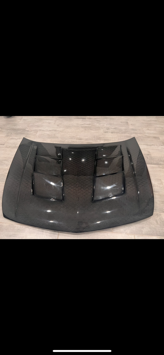 2009-2014 carbon fiber vented hood