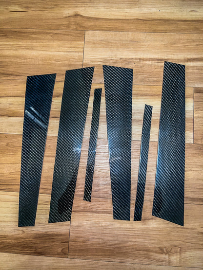 2004-2008 TL  carbon fiber door pillars