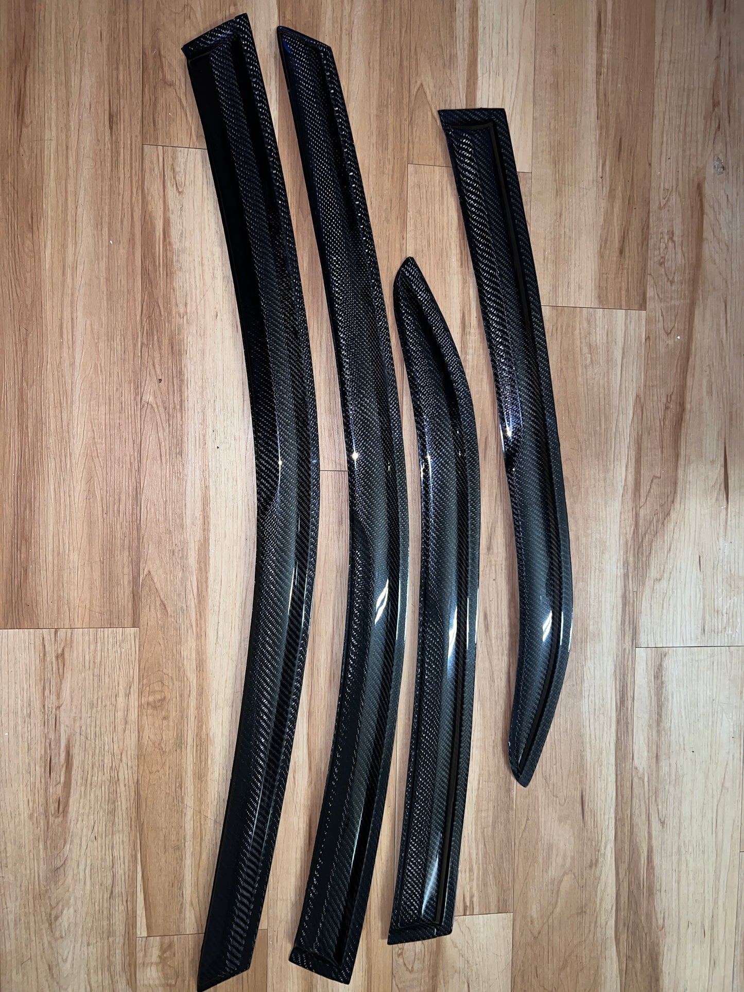 2018-2021 toyota camry carbon fiber window visors