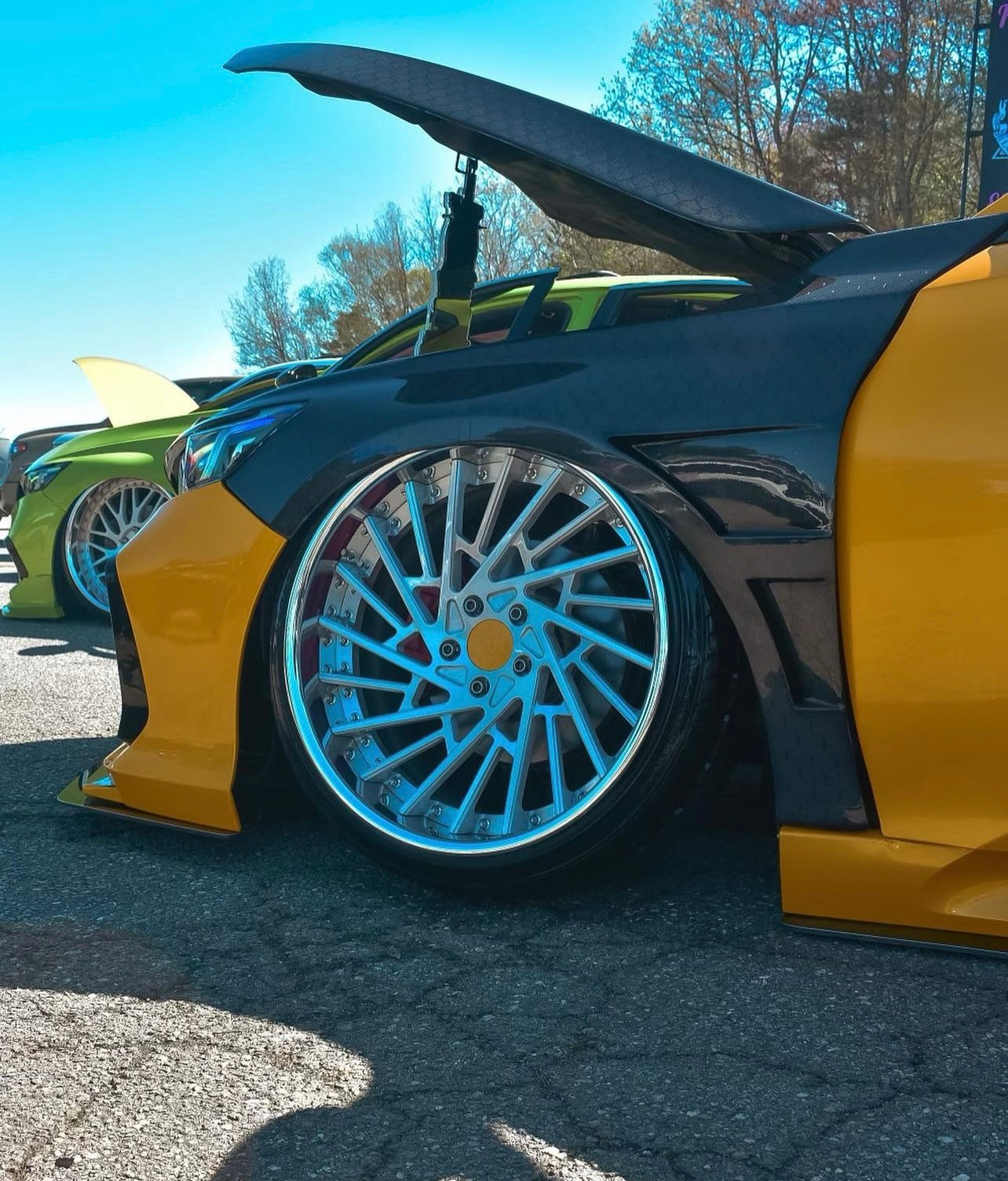2018-2022 honda accord carbon fiber  vented fenders