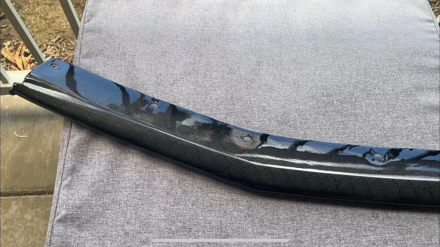 2017-2020 TLX Aspec Carbon Fiber Lower Middle Bumper Lip
