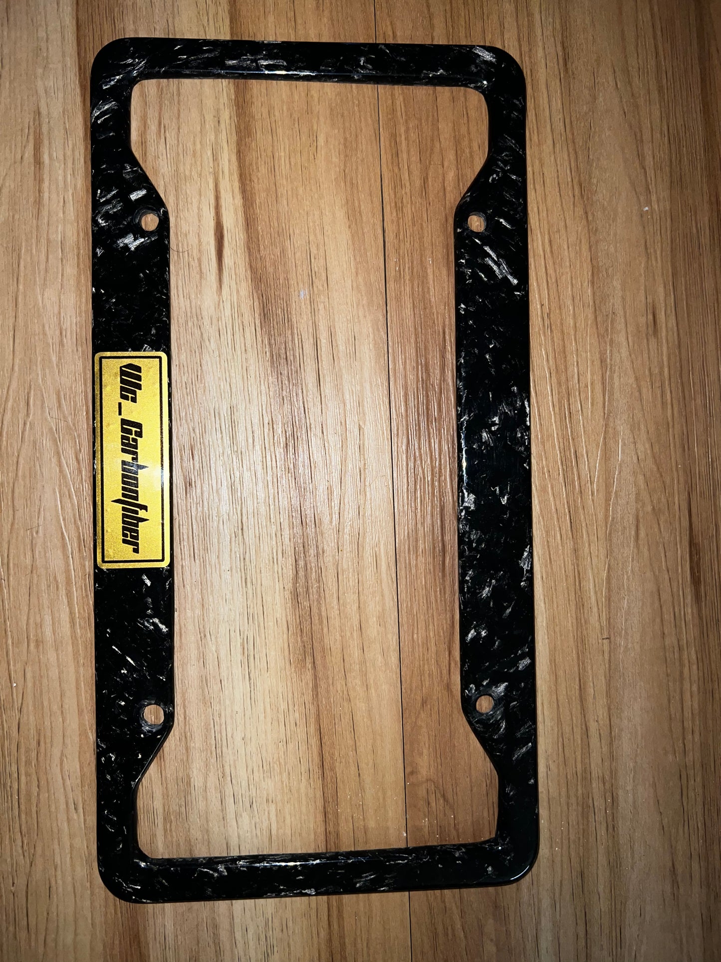 Carbon Fiber License Plate Covers