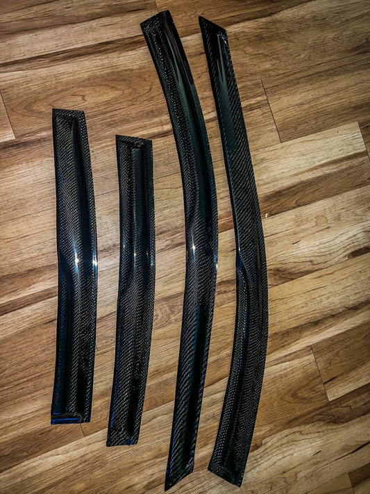 2004-2008 Acura TL v2 Carbon Fiber Window Visors