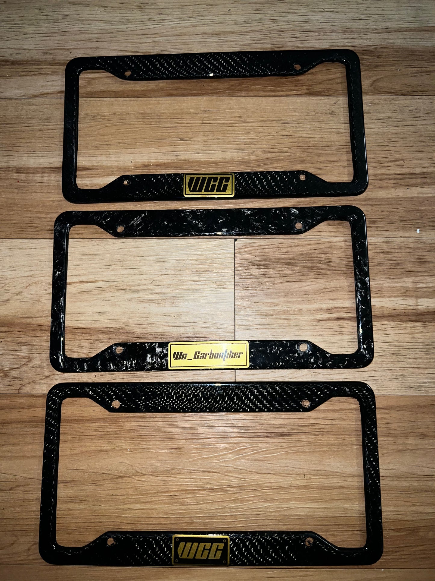 Carbon Fiber License Plate Covers