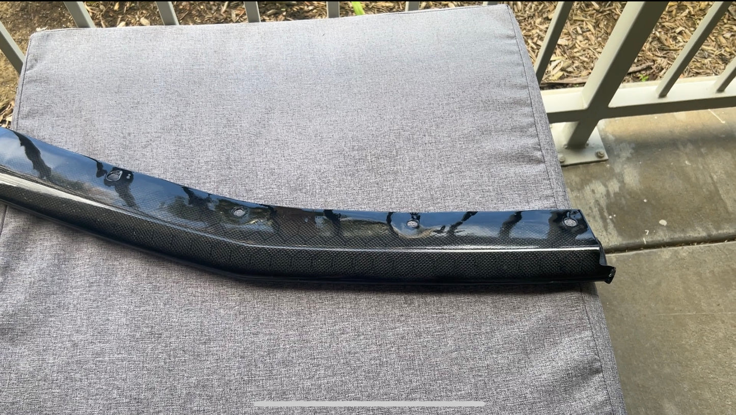 2017-2020 TLX Aspec Carbon Fiber Lower Middle Bumper Lip