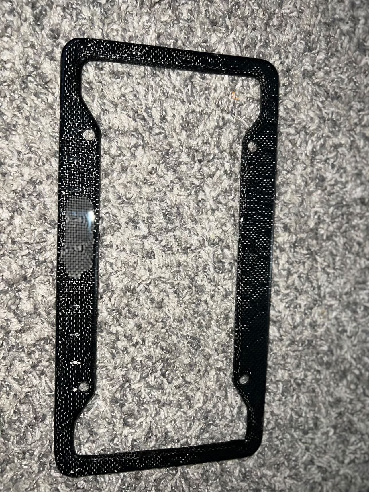 Carbon Fiber License Plate Covers