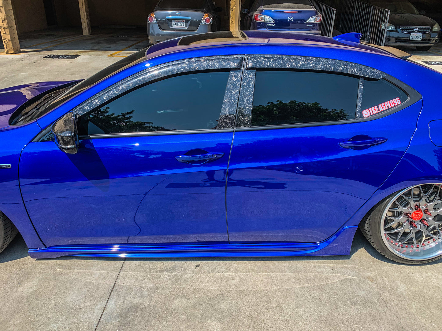 2015-2020 TLX Carbon Fiber Door Pillars Acura