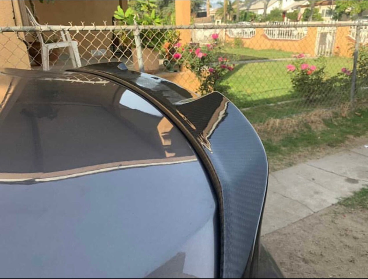 2018-2022 Camry Carbon Fiber Trunk spoiler.