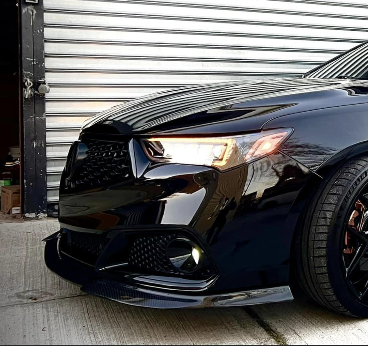 2017-2020 TLX Aspec carbon fiber  Front Lip