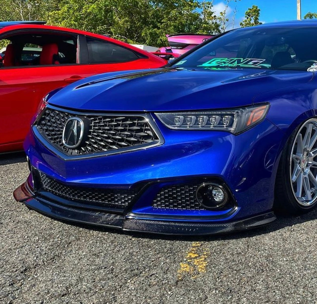 2017-2020 TLX Aspec carbon fiber  Front Lip