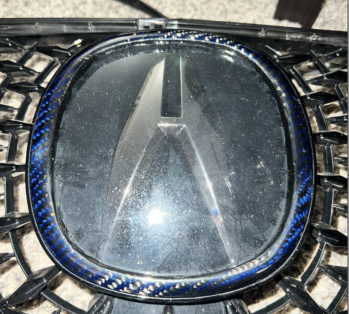 2017-2020 TLX  Carbon Fiber  front Emblem Ring