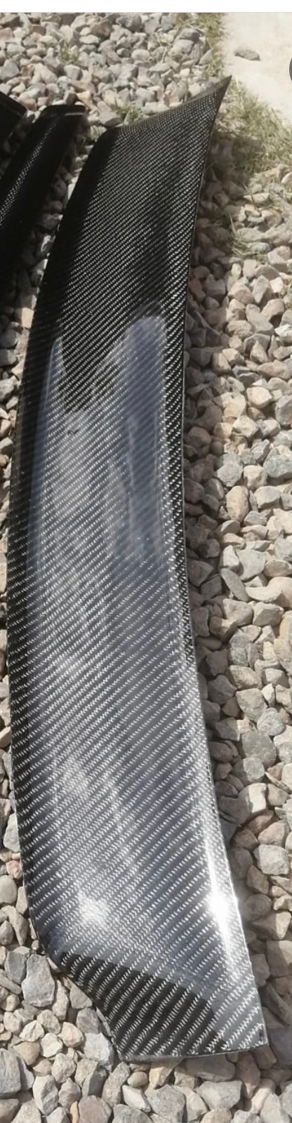 2004-2008 TL carbon fiber rear window visor